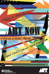 Art Now Spring 2014 Poster, by Margaret Citron ('17)