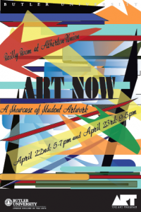 Margaret Citron, second marketing proof of Art Now poster, Spring 2014