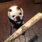 My own, personalized Louisville Slugger!