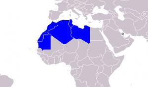 The Maghreb in Africaby Anonymous, used under 
