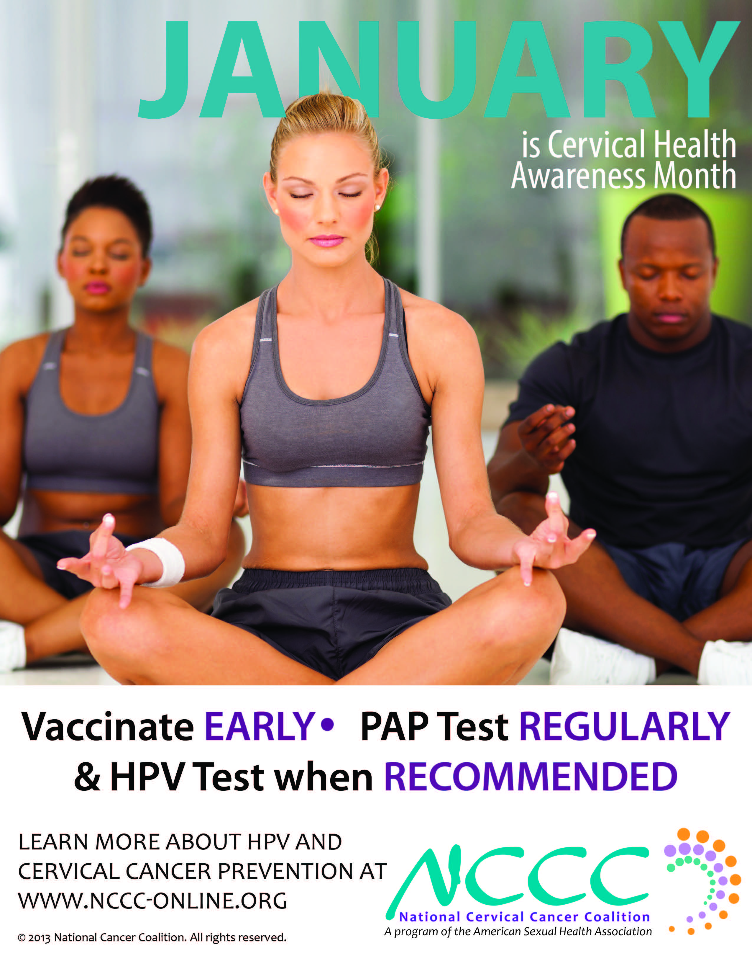 January Cervical Cancer Poster