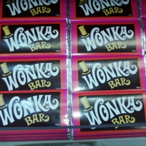 Speaking of different types, here are some fabulous Wonka Bars I found in Liverpool!