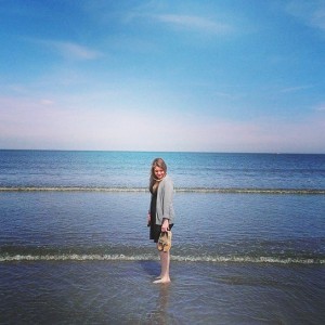 A COLD visit to Whitby Beach, UK back in May!
