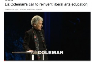 Liz Coleman's TEDtalk