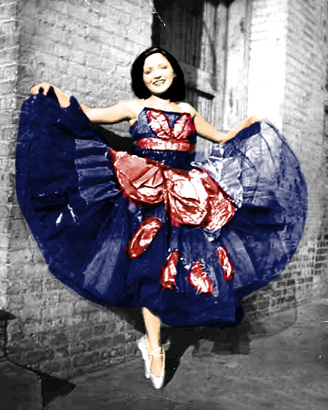 Photoshop edited ballerina
