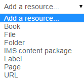 Resource Dropdown Expanded