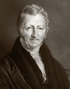 Malthus was considered by many to be a pessimist.   This work is licensed under a Creative Commons Attribution 4.0 International License.