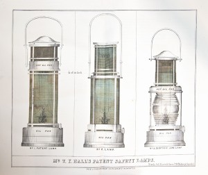  This work (Thomas Halls Patent Safety Lamp, by Thomas Young Hall) is free of known copyright restrictions. 