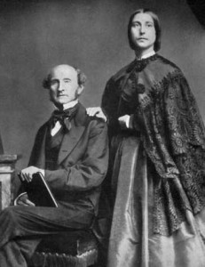 The philosopher John Stuart Mill and Helen Taylor , daughter of Harriet Taylor.by , used under 