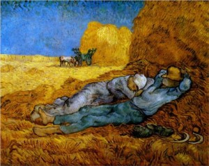 Rest Work (after millet), Vincent van Goghby , used under 