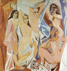 "Les Demoiselles d'Avignon [1907]" by NichoDesign