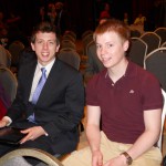Matt and Tim waiting for awards
