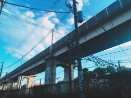 Road scenery in Tokyo, Japan 