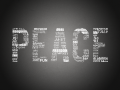 Peace Typography